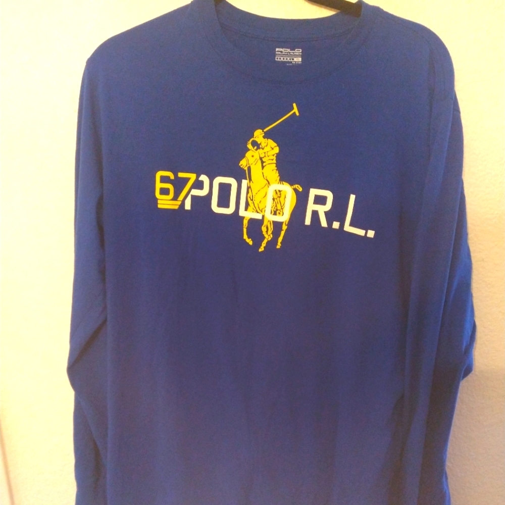 Polo rl 67 long sleeve t shirt youth XL